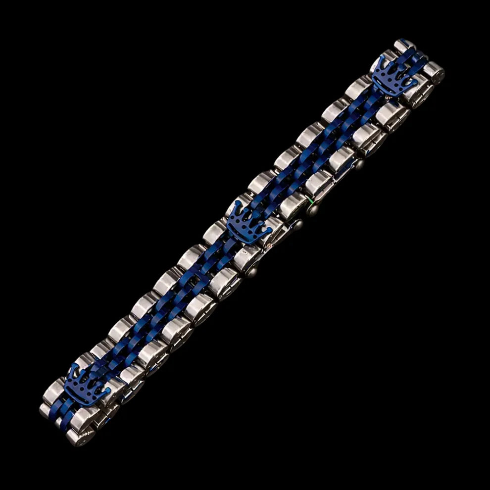 Bracelet motif rolax blue