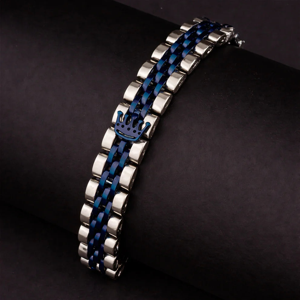 Bracelet motif rolax blue