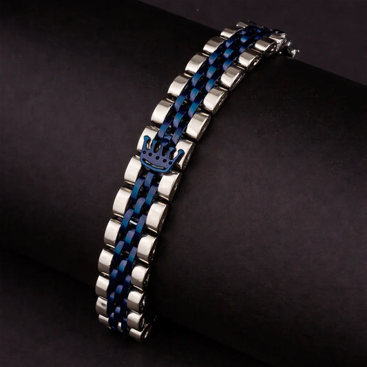 Bracelet motif rolax blue