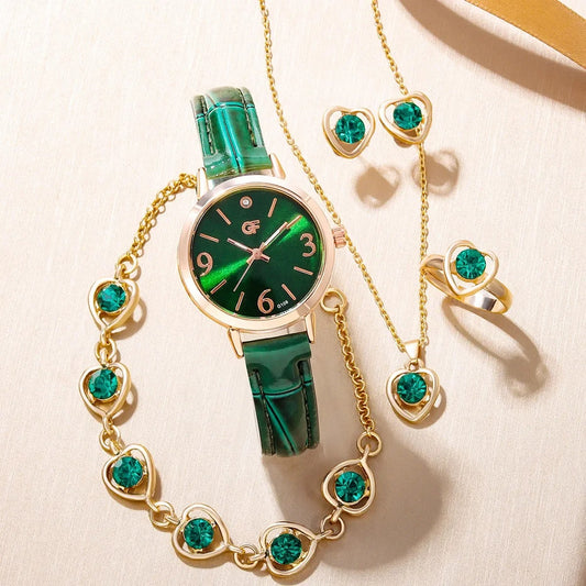 Ensemble de Bijoux de Luxe 5 Pièces